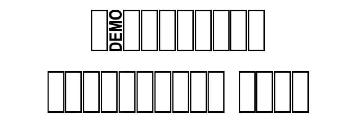 Dathyn Demo Font OTHER CHARS