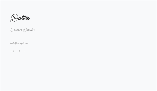 Datten Business Card