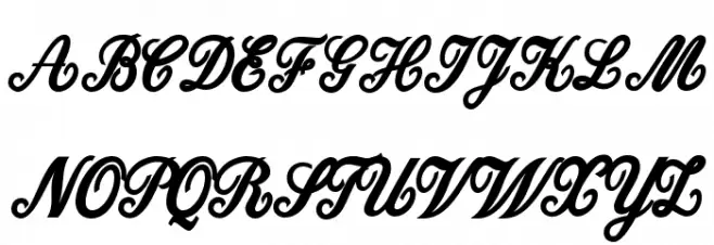 Dattermatter Bold Persoinal Use Regular Schriftart Groß