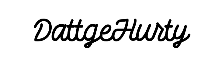 Dattge Hurty  Frei Schriftart Herunterladen