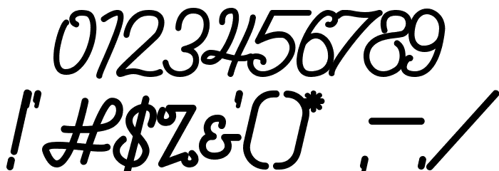 Dattge Hurty Font OTHER CHARS