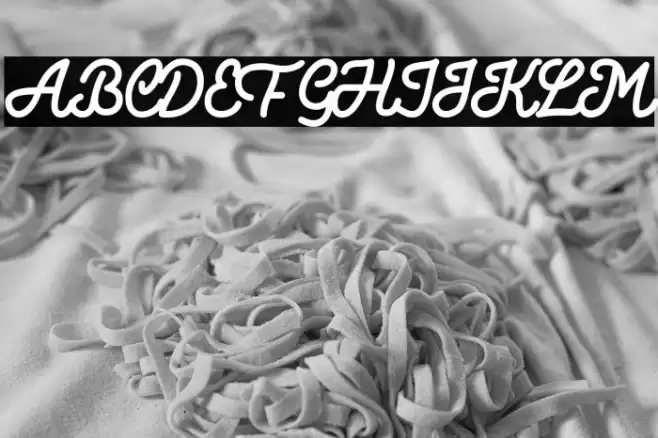 Dattge Hurty Font examples