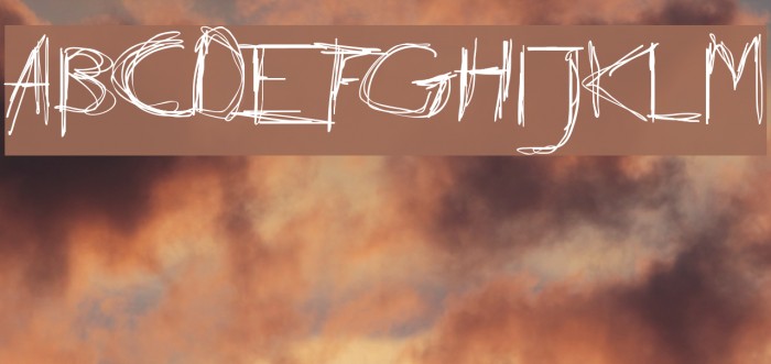 Daubed Font examples