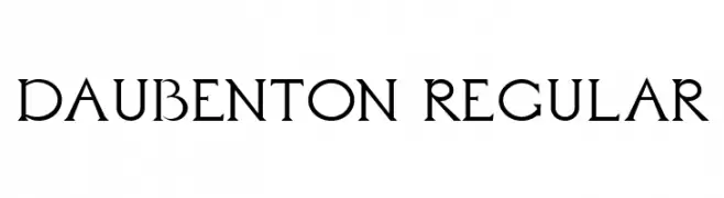 Daubenton Regular  Fuentes Gratis Descargar