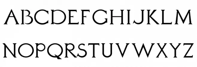 Daubenton 字体 大写