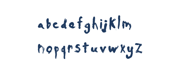 Daubmark Lowercase