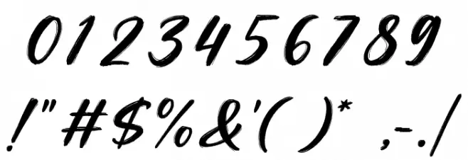 Daughter of Fortune Font OTHER CHARS