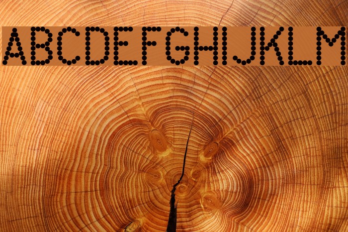 Daughty Normal Font examples
