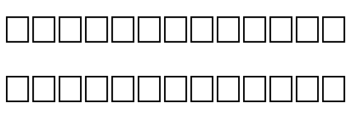 Daughty Normal Font LOWERCASE