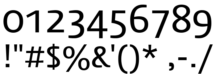Daum_Regular Font Alte caractere