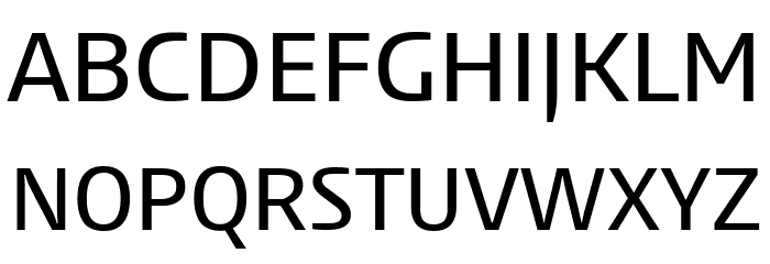 Daum_Regular Font Litere mari