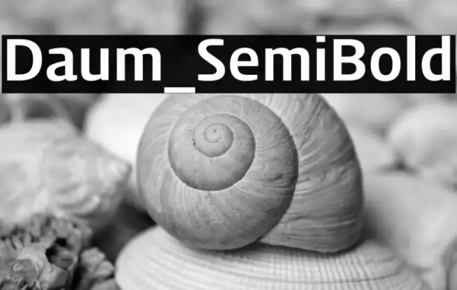 Daum_SemiBold Example 2
