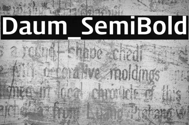 Daum_SemiBold Example 3