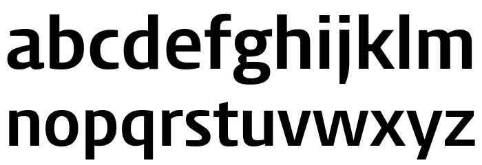 Daum_SemiBold Caratteri MINUSCOLO