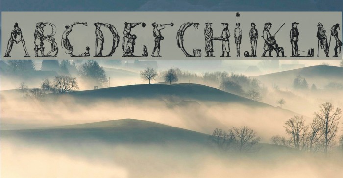 DaumierComique1836 Font examples