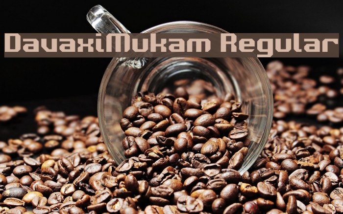 DavaxiMukam Regular Font examples