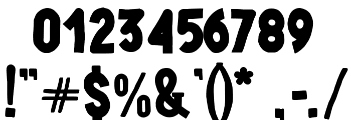 Dave Gridder Font OTHER CHARS