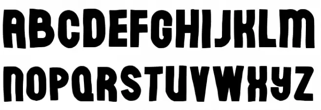 Dave Gridder フォント 小文字