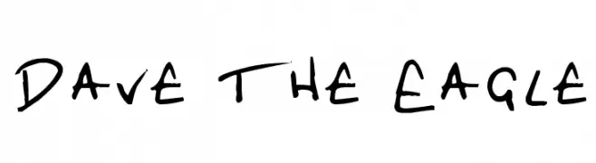 Dave the Eagle  Frei Schriftart Herunterladen