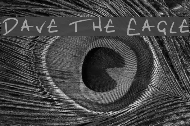 Dave the Eagle Font examples