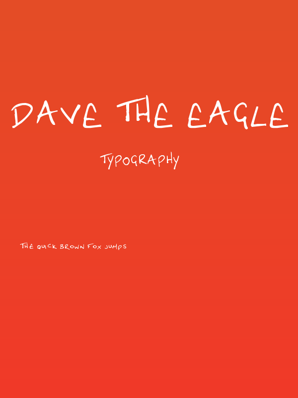 Dave the Eagle Poster