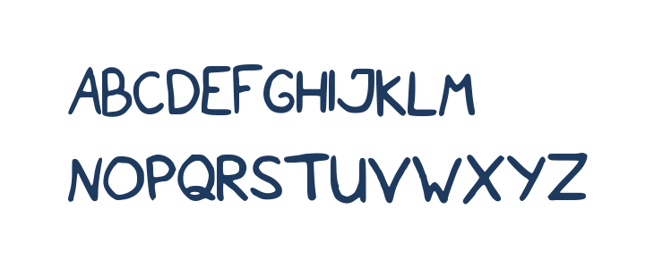 DaveUlmFont Uppercase