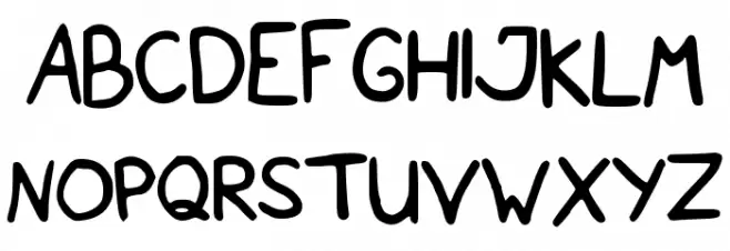 DaveUlmFont Schriftart Gro&szlig;