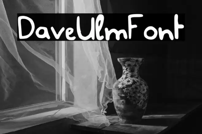 DaveUlmFont Schriftart examples