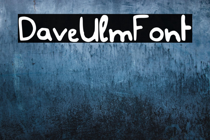 DaveUlmFont Example 2