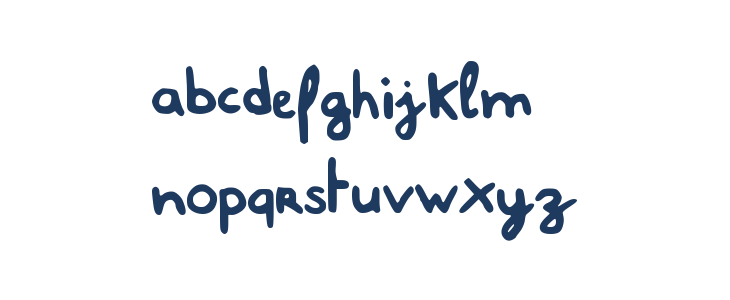 DaveUlmFont Lowercase