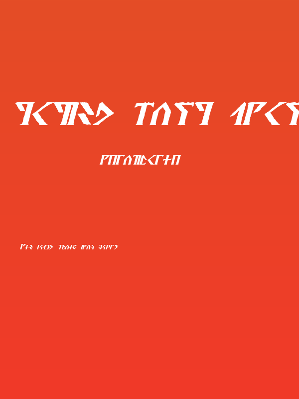 Davek Bold Italic Poster