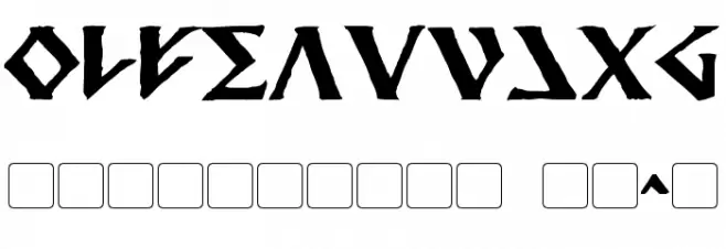 Davek Bold Font OTHER CHARS