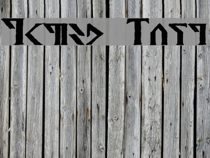 Davek Bold Font examples