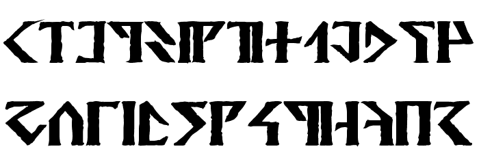 Davek Bold Font LOWERCASE