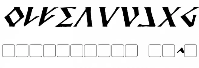 Davek Italic Font OTHER CHARS