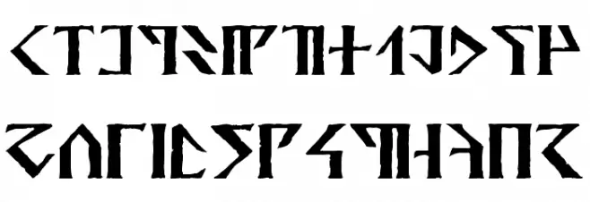 Davek 字体 大写