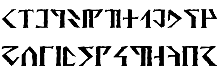 Davek 字体 小写