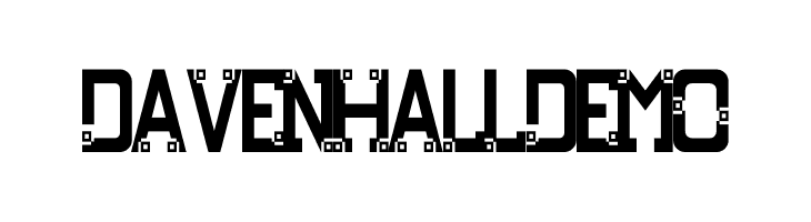 Davenhall Demo  font caratteri gratis