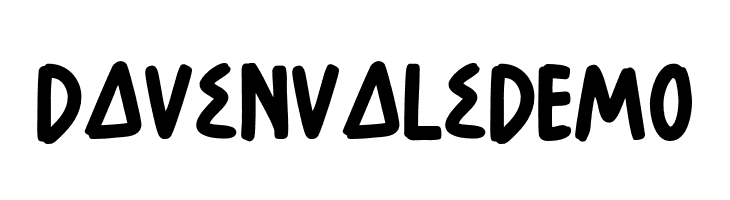 DavenvaleDEMO  Frei Schriftart Herunterladen
