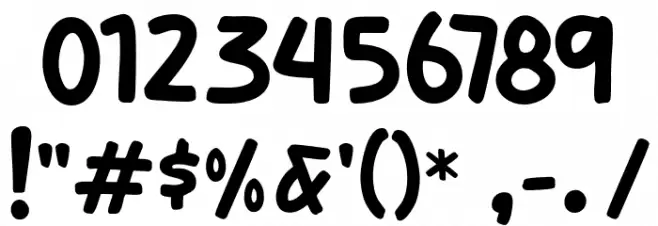 DavenvaleDEMO Font OTHER CHARS