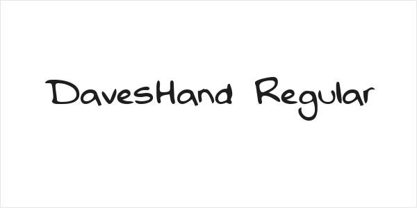 DavesHand Regular Logo