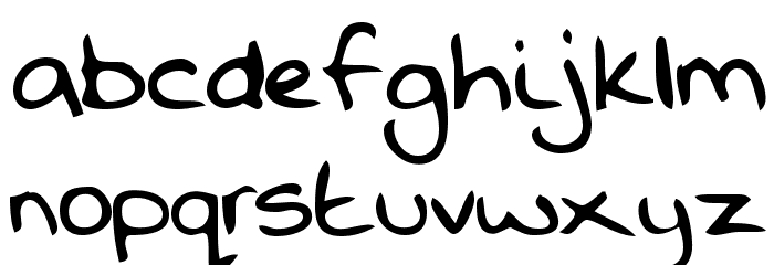 DavesHand Regular Fonte MINÚSCULAS