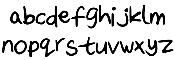 DaveysDoodleface Font LOWERCASE