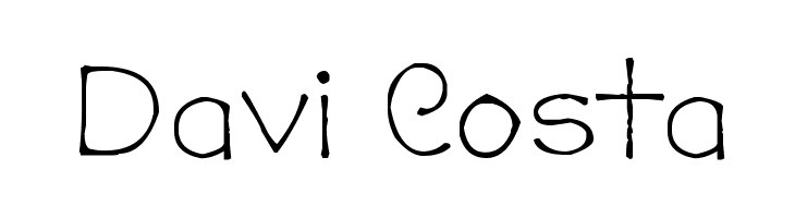 Davi Costa  Скачать бесплатные шрифты