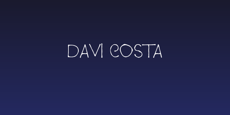Davi Costa Social Header