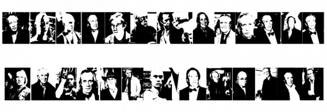 David Carradine Schriftart Groß