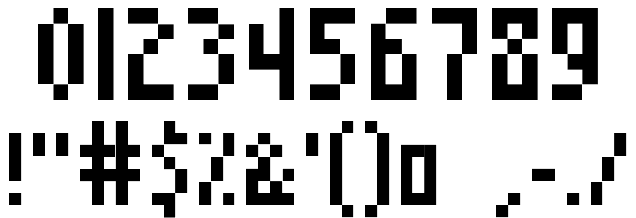 David Device Font OTHER CHARS