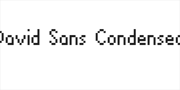 David Sans Condensed Logo