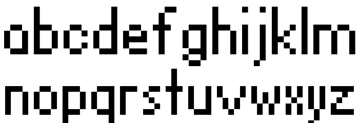 David Sans Condensed Font LOWERCASE