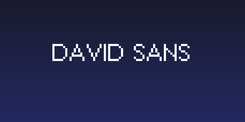 David Sans Social Header